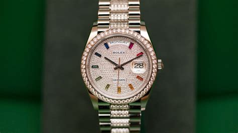 rolex day date 36 rainbow